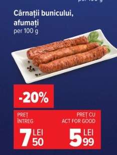 Cârnații Bunicului, afumați