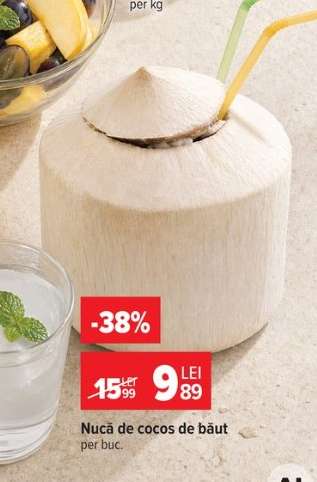 Nucă de cocos, de băut