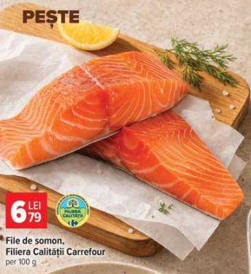 File de somon, Filiera Calității Carrefour