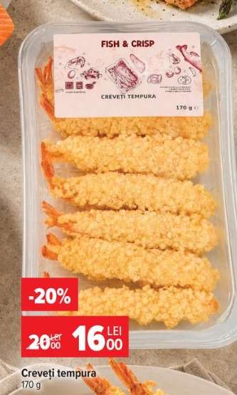 Creveți tempura