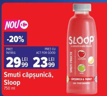 Smuti căpșunică, Sloop