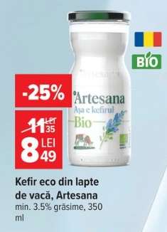 Kefir eco din lapte de vacă, Artesana