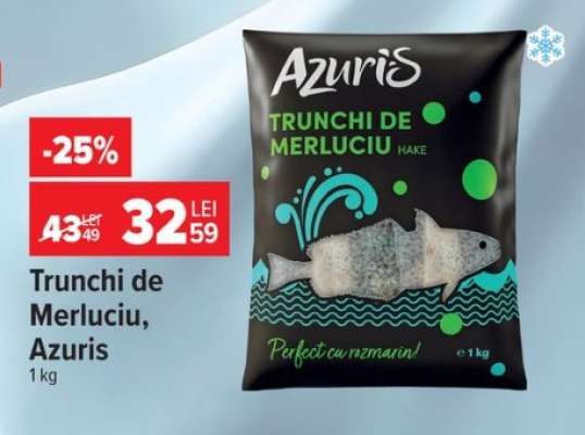 Trunchi de merluciu, Azuris