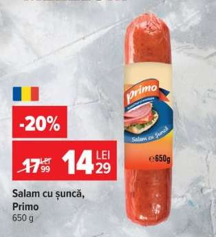 Salam cu șuncă, Primo