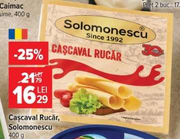 Cașcaval Rucăr Solomonescu