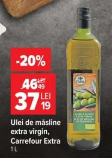 Ulei de măsline Extra virgin Carrefour Extra 1L
