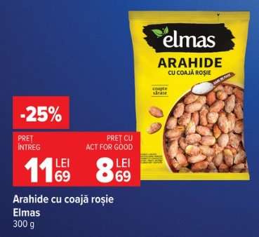 Arahide cu coajă roșie Elmas