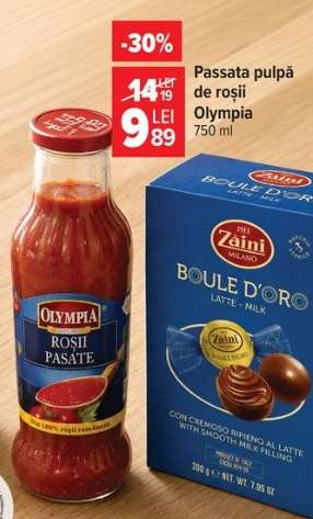 Passata pulpă de roșii Olympia