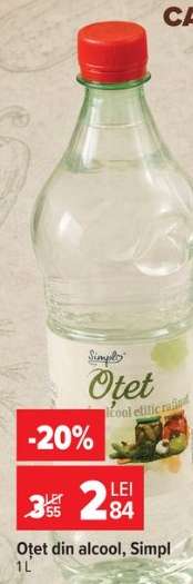 Oțet din alcool, Simpl