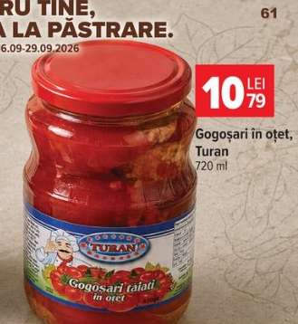 Gogoșari în oțet Turan