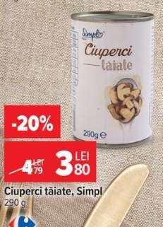 Ciuperci tăiate Simpl