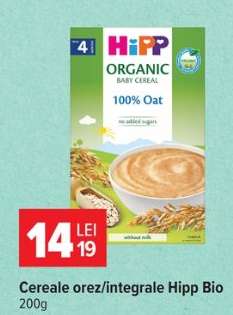 Cereale orez/integrale Hipp Bio