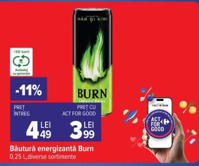 Băutură energizantă Burn