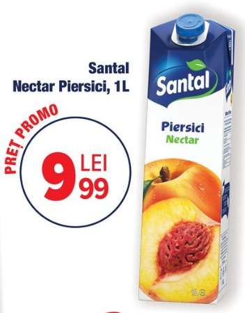 Santal Nectar Piersici, 1L