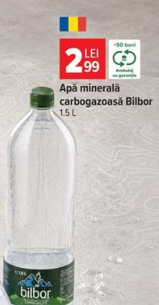 Apă minerală carbogazoasă Bilbor