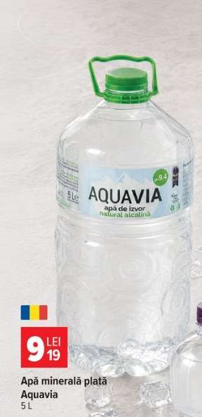 Apă minerală plată Aquavia