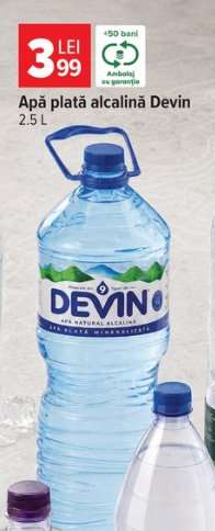 Apă plată alcalină Devin