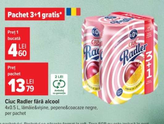 Ciuc Radler fără alcool