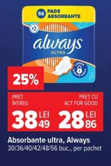 Absorbante ultra, Always