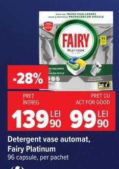 Detergent vase automat, Fairy Platinum