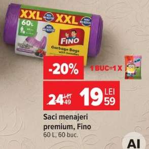 Saci menajeri premium, Fino