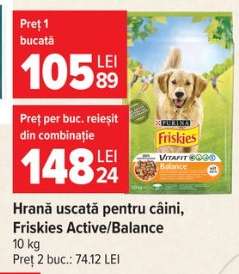 Hrană uscată pentru câini, Friskies Active/Balance
