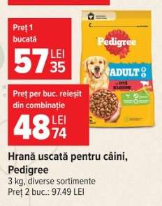 Hrană uscată pentru câini Pedigree