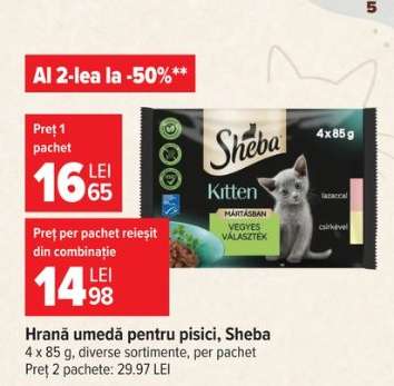 Hrană umedă pentru pisici Sheba