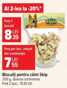 Biscuiți pentru câini Skip