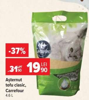 Așternut tofu clasic, Carrefour
