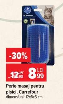 Perie masaj pentru pisici, Carrefour