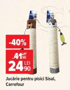 Jucărie pentru pisici Sisal, Carrefour