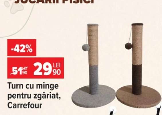 Turn cu minge pentru zgâriat