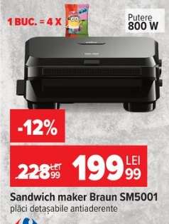 Sandwich maker Braun SM5001