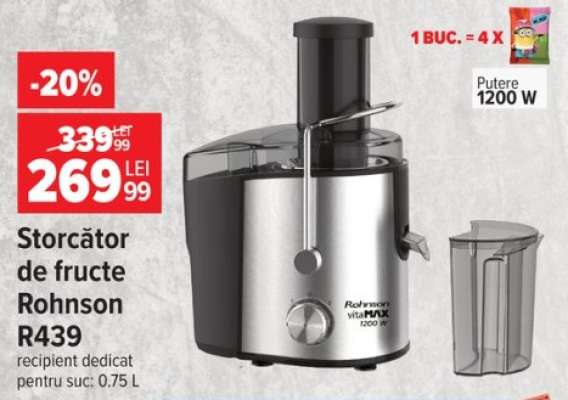 Storător de fructe Rohnson R439
