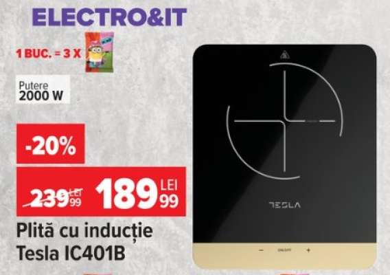 Plită cu inducție Tesla IC401B