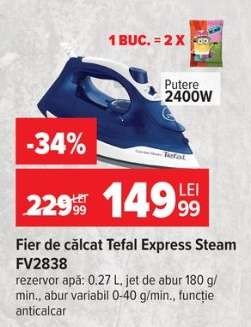 Fier de călcat Tefal Express Steam FV2838