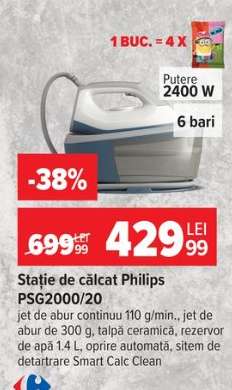 Stație de călcat Philips PSG2000/20