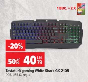 Tastatură gaming White Shark GK-2105