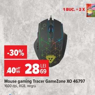 Mouse gaming Tracer GameZone XO 46797