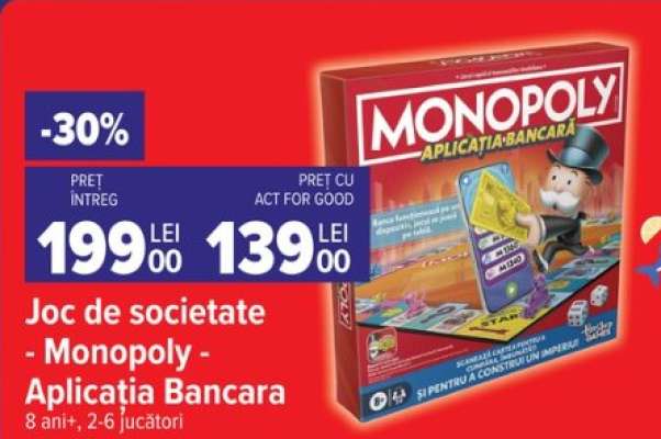 Joc de societate - Monopoly - Aplicatia Bancara