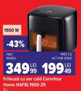 Friteuză cu aer cald Carrefour Home HAF8L1900-25