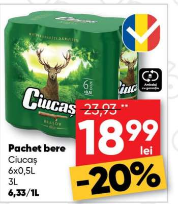 Pachet bere Ciucaș