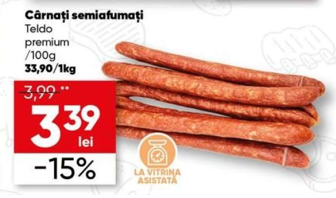 Cârnați semiafumați