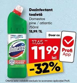 Dezinfectant toaletă Domestos