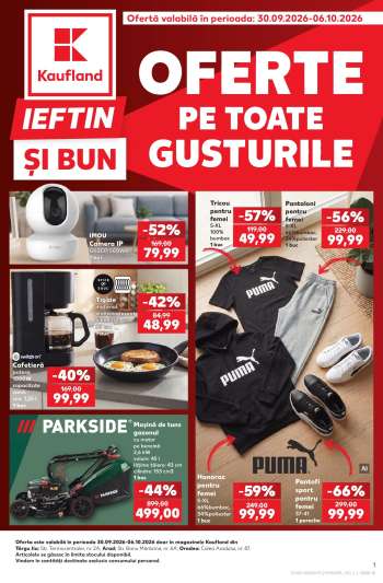 Cataloage Kaufland - 30.09.2026 - 06.10.2026.