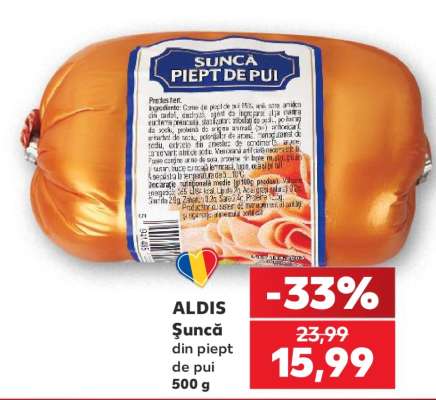 ALDIS Șuncă din piept de pui