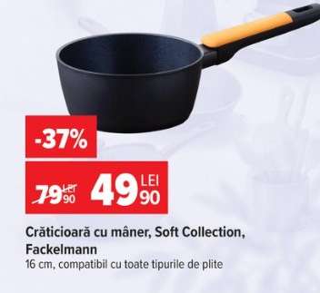 Cratiță cu mâner, Soft Collection, Fackelmann