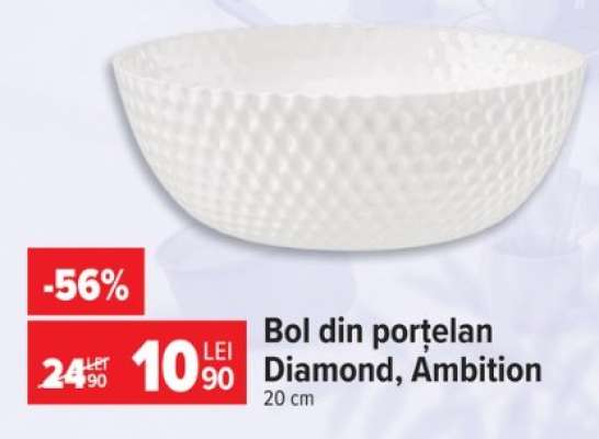 Bol din porțelan Diamond, Ambition