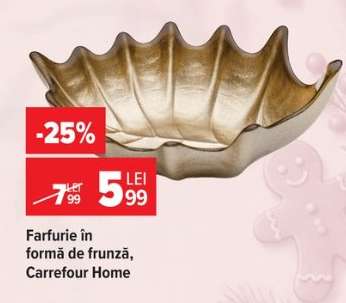 Farfurie în formă de frunză, Carrefour Home